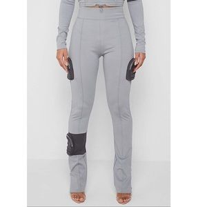 MANIERE DE VOIR Neoprene Pocket Detail Leggings